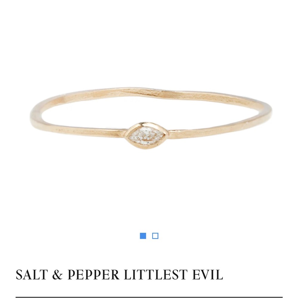 14k Gold Evil Eye Ring